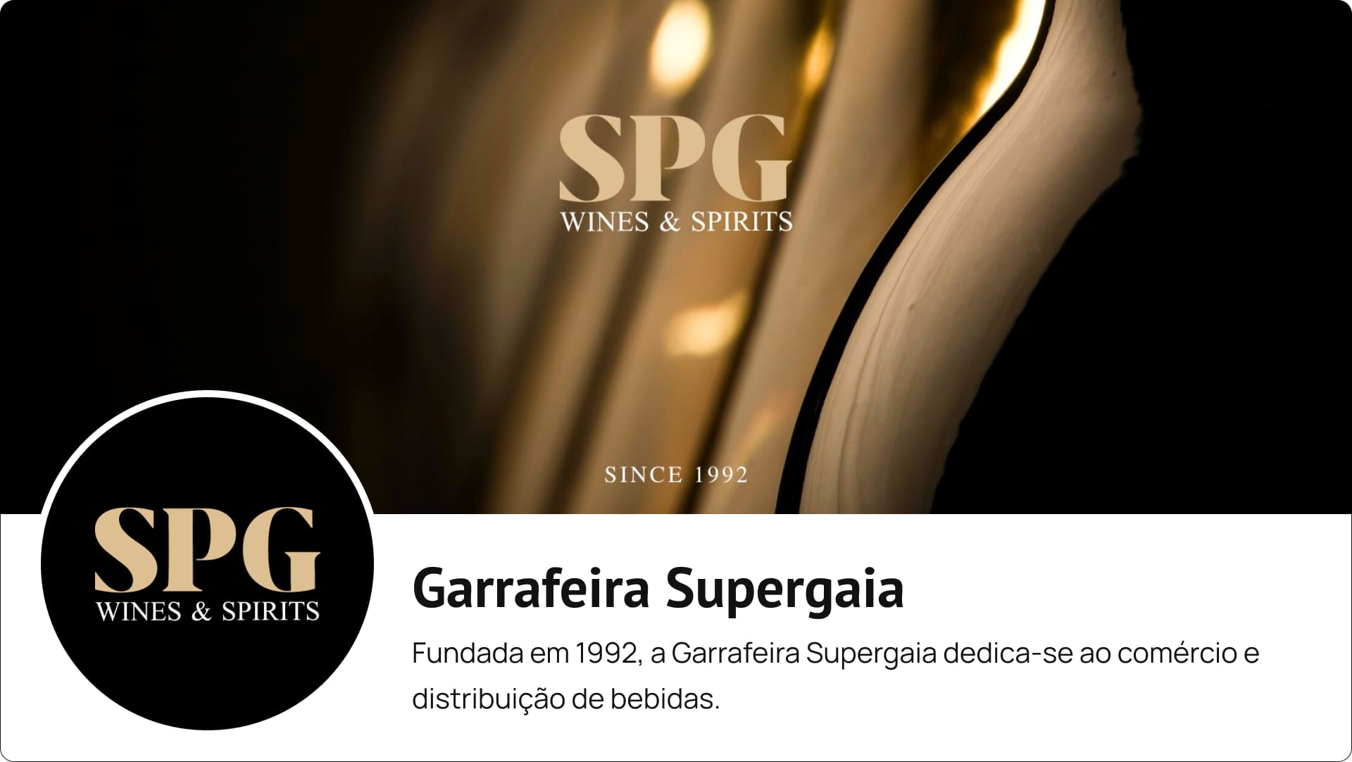 Desenho da foto de capa e perfil do Facebook da Garrafeira Supergaia com base no Facebook da garrafeira