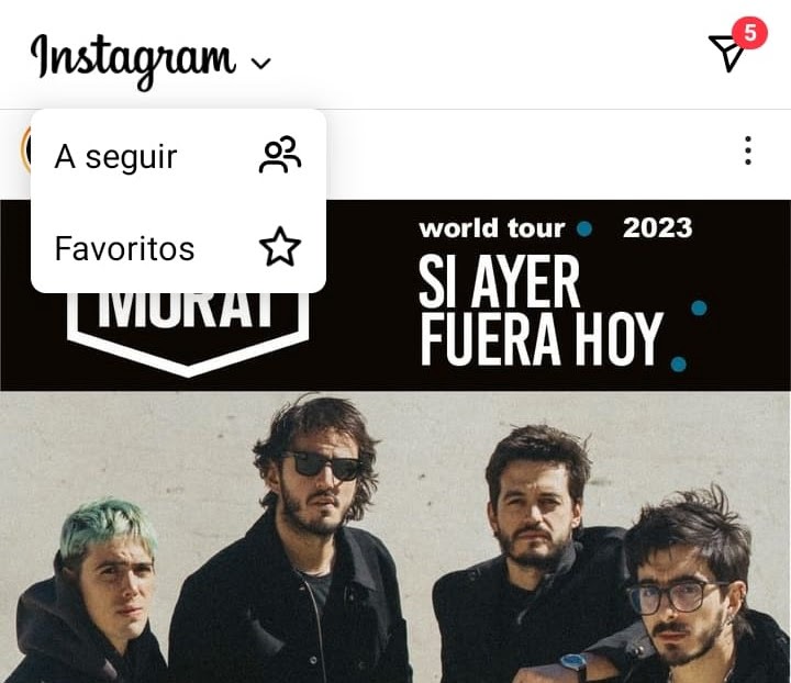 Screenshoot do Feed Cronológico