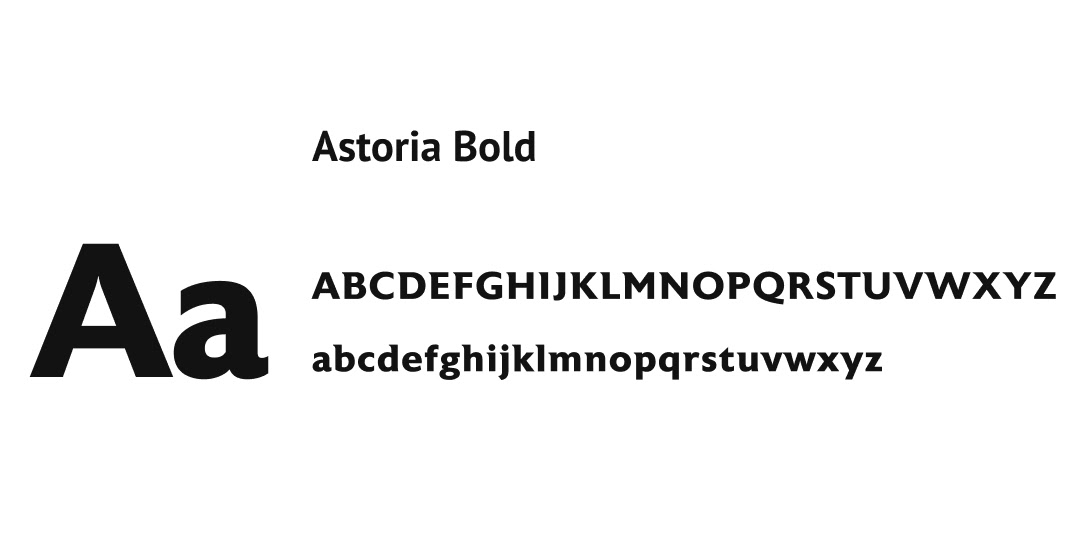 Imagem da tipografia Astoria Bold