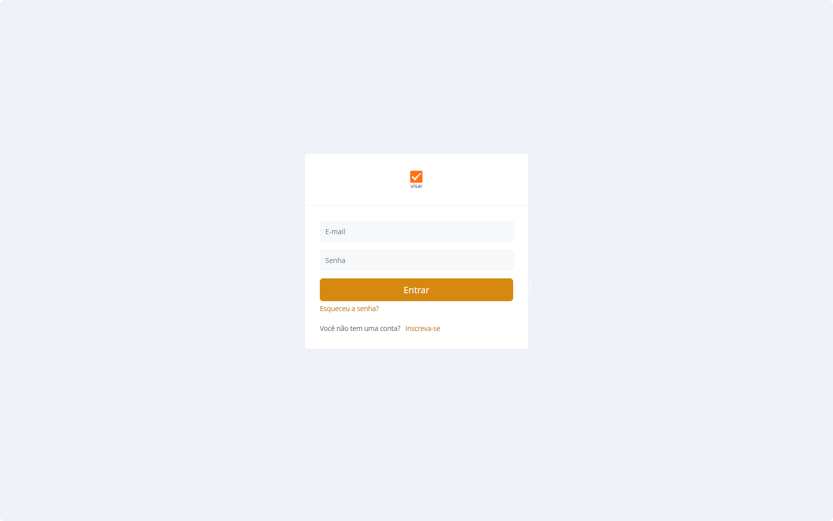 Ecrã de login e dashboard do CRM da Visar, baseado na nossa solução CRMyze