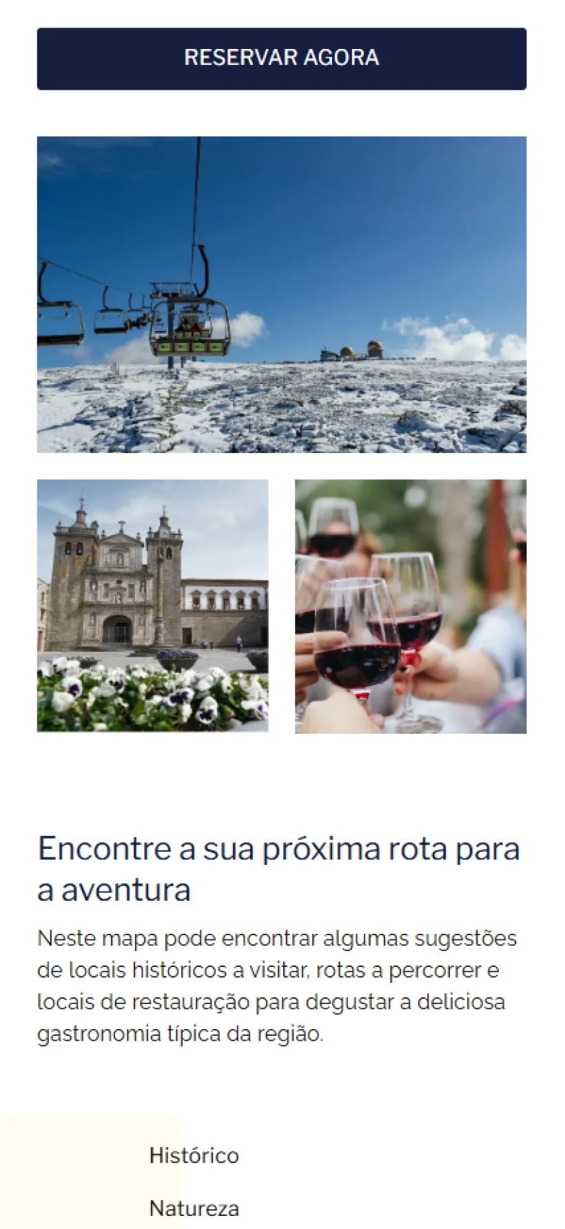 Explorar Casa da Aldeia Póvoa Dão versão mobile