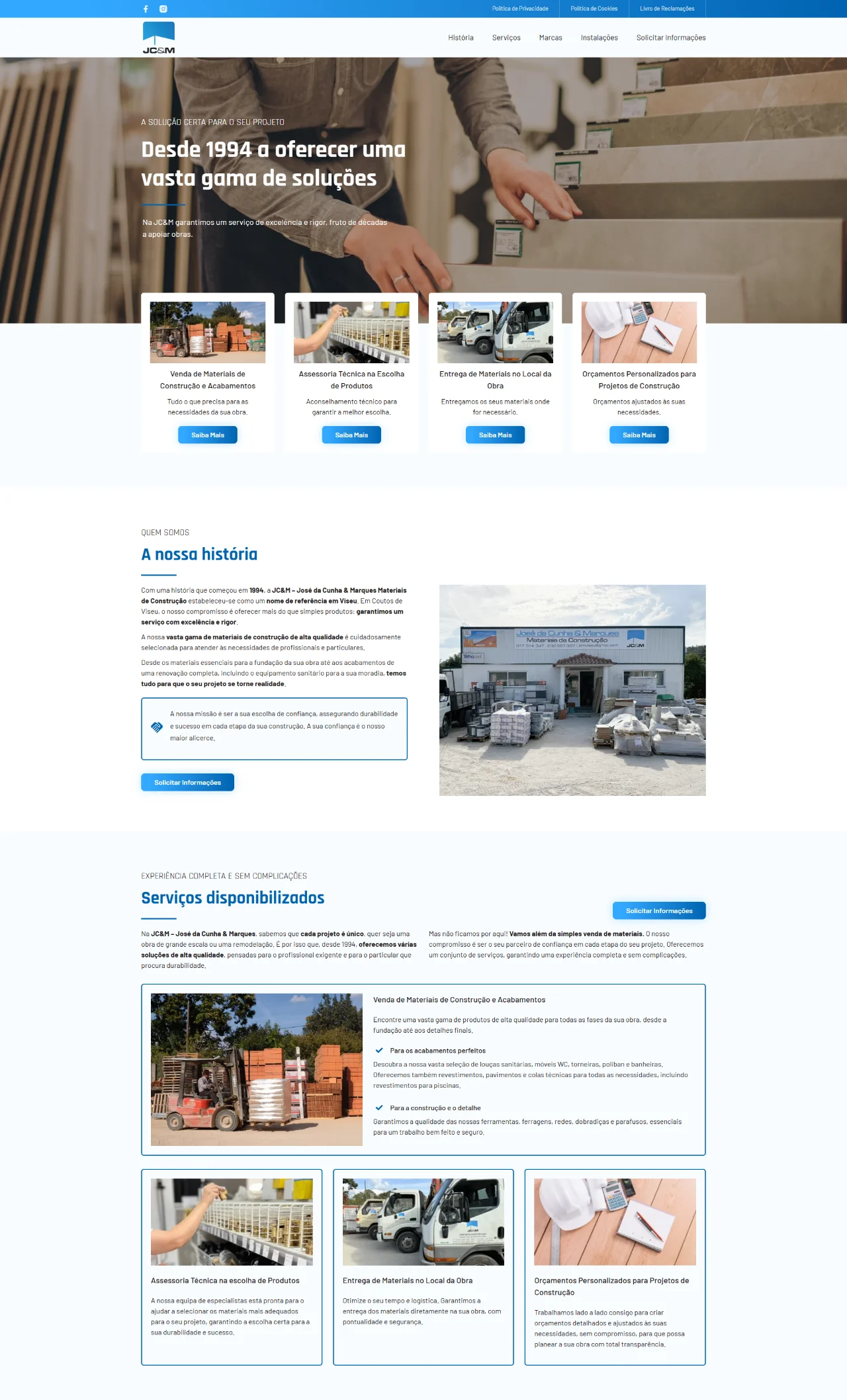 Landing page JC&M - Parte 1