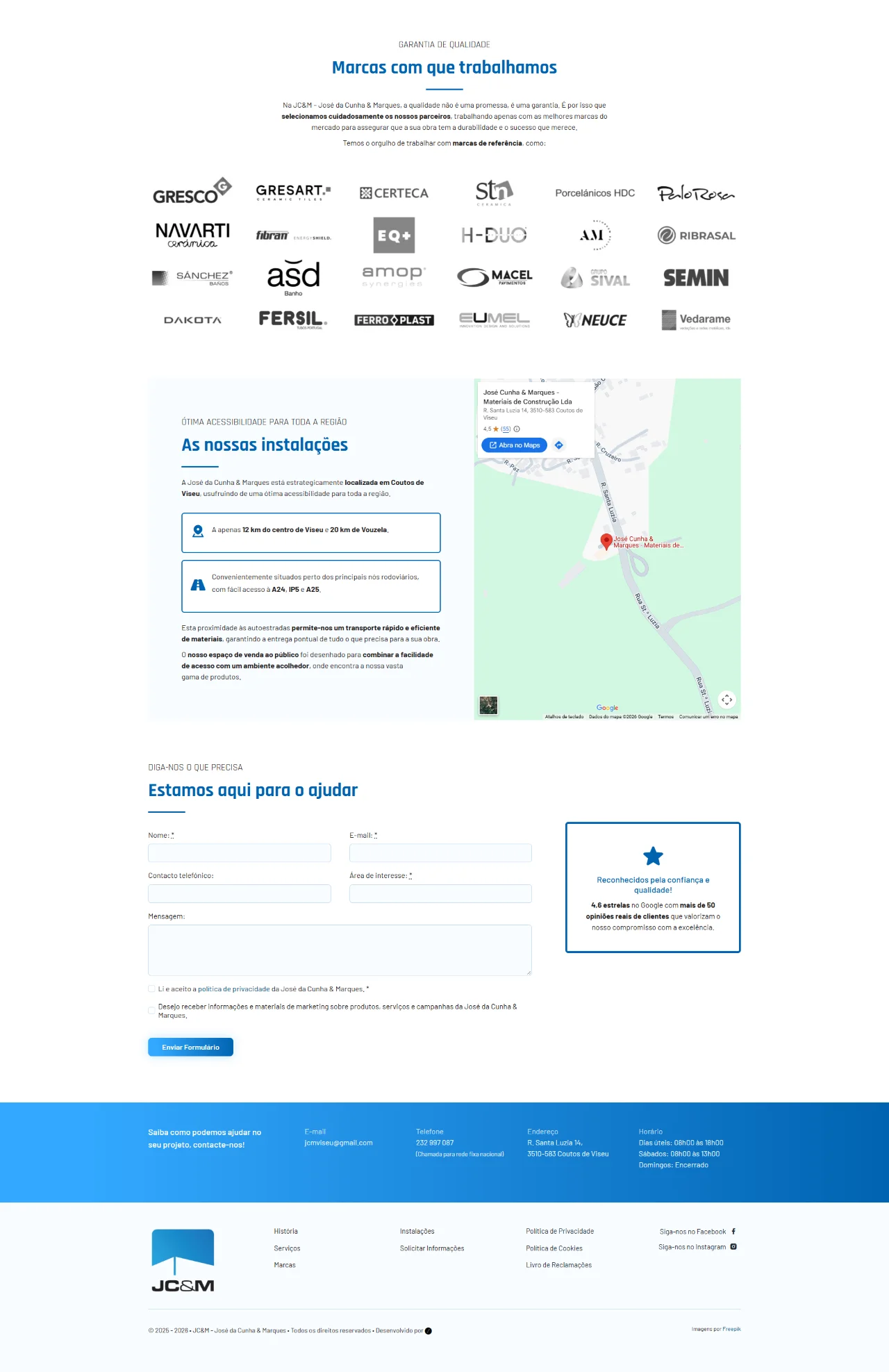 Landing page JC&M - Parte 2